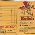 Pochette : Kodak<br />(Photo - Star R. Tzaud, Lausanne)<br />(NOT0267)