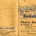 Pochette : Kodak(Photo - Star R. Tzaud, Lausanne)(NOT271)