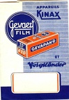 Pochette : Gevaert, Kinax, Voigtlander(NOT0326)