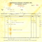 Facture Eastman Kodak Company - 1932(NOT0346)