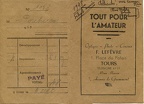 Pochette : Tout pour l'amateur(Lefèvre, Tours)(NOT072)