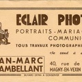Buvard : Eclair Photo, Magny-en-Vexin(NOT0473)