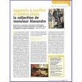 Article: la collection de monsieur Alexandre - 2009<br />(NOT0568)