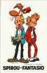 Autocollant : Spirou et Fantasio(NOT0582)