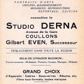 Studio Derna, Gilbert Even, Coullons - 1950(NOT0615)