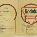 Pochette : Kodaks Verichrome(Optic-Photo, Mérigneux)(NOT0636)