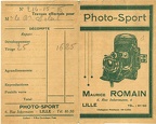 Pochette : Photo-Sport, Lille(NOT0654)