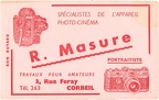 Buvard : R. Masure, Corbeil(NOT0663)