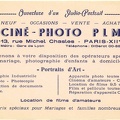 Buvard : Ciné-Photo PLM, Paris(NOT0664)