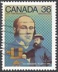 Timbre : G.-E. Desbarats et W.Leggo (Canada) - 1987(PHI0013)