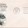 Env. 1er jour : 100 ans de la naissance de George Eastman - 1954(PHI0167)