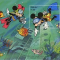 Timbre : Mickey et Minnie sous l'eau<br />(PHI0314)