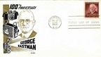 Env. 1er jour : 100 ans de la naissance de George Eastman - 1954(PHI0343)