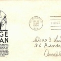 Env. 1<sup>er</sup> jour : 100 ans de la naissance de George Eastman - 1954<br />(PHI0344)