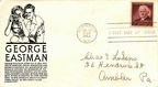 Env. 1er jour : 100 ans de la naissance de George Eastman - 1954(PHI0344)