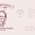 Env. 1er jour : 100 ans de la naissance de George Eastman - 1954(PHI0350)
