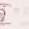 Env. 1<sup>er</sup> jour : 100 ans de la naissance de George Eastman - 1954<br />(PHI0350)