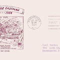 Env. 1er jour : 100 ans de la naissance de George Eastman - 1954(PHI0353)