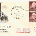 Env. 1<sup>er</sup> jour : 100 ans de la naissance de George Eastman - 1954<br />(PHI0355)