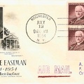 Env. 1er jour : 100 ans de la naissance de George Eastman - 1954(PHI0355)