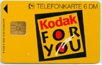 Télécarte : Kodak for you (Allemagne)(PHI0419)