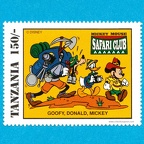 Safari Club, Goofy, Donald, Mickey (Tanzanie) - 1994(PHI0723)