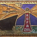 Agfa, phare et bateau(PIN0030)