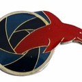 Pin's : Dauphin sortant d'un iris<br />(PIN0670)