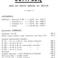 Semflex, tarif(PUB0047)