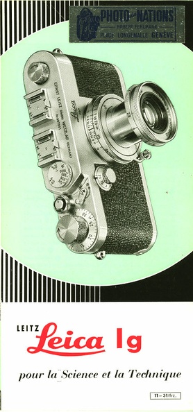 Leica Ig (Leitz) - 1958(PUB0089)