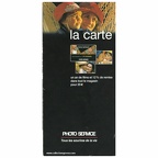 La carte (Photo Service) - 2002(PUB0143)