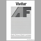 Auto Focus Zoom Lenses (Vivitar) - 1994(PUB0200)