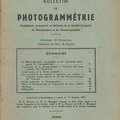 Bulletin de Photogrammétrie, 4.1939<br />(REV-BL1939-02)
