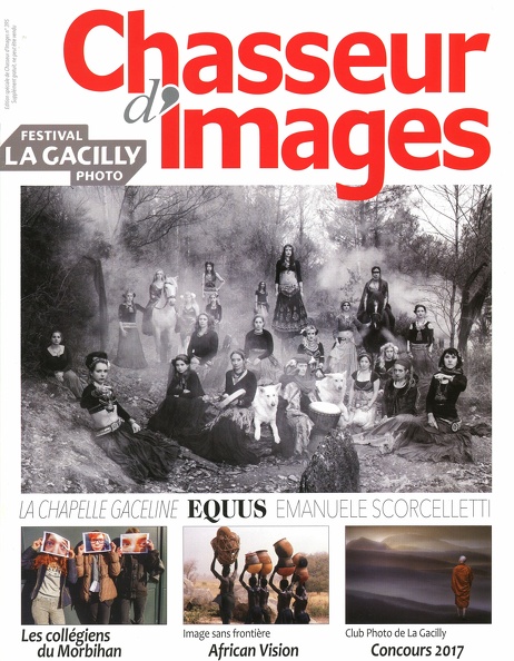 Hors série N° 395 de 7.2017
Table des matières:
- Emmanuel Bertier : marais de Glénac
- Emanuele Scorcelletti : Equus le cheval roi
- Les collégiens du Morbihan au Festival
- African vision...
- Concours 2017
Pages : 36
Format : 210 x 270 mm
ISSN : -
Commentaires : -
REV-CI0395hs.jpg