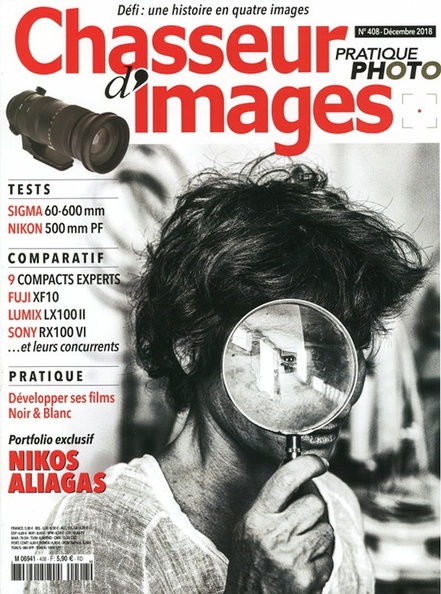 N° 408 de 12.2018
Table des matières:
- P.-H. Pont : Nikon EM
- Pixii : un télémétrique français
- Suites anglo-saxonnes : Géraldine Lay
- Food-Art : Léna & Nicolas Guyot
- Les preuves du temps : Nikos Aliagas
- Raconter une histoire
- Pratique : développer ses films noir et blanc
- Pratique vidéo : stabiliser pour mieux filmer
- Comparatif compacts experts : Fuji XF10, Lumix LX100 II, Sony RX100 VI
- Comparatif 9 compacts : Canon G5X, G7X, G1X, G9X, Lumix TZ200, Ricoh GR II, Lumix LX15
- Test : Sigma DG 60-600 mm f/4,5-6,3 HSM OS Sports
- Test : Nikon AF-S 500 mm f/5,6E PF ED VR
- Argentique : faire revivre des antiquités
- Sony RX100 III
- XP-Pen Artist Display 22E pro
Pages : 132
Format : 210 x 280 mm
ISSN : 0396-8235
Commentaires : -
REV-CI0408.jpg