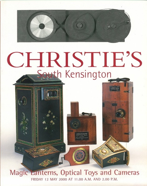 N° du 12.5.2000
REV-CS0073
Publicités :
-
Table des matières :
- Optical toys
- Persistence of vision devices
- Stereoscopes and viewers
- Stereocards, stereo-positives
- Photographic literature
- Magic lanterns and accessories
- Lantern slides
- Cinematographic cameras and accessories
- Leica cameras
- Nikon cameras, lenses and accessories
- 35 mm cameras,lenses and accessories
- Zeiss Ikon cameras
- Subminiature, deective and disguised cameras
- Stereoscopic cameras
- Rollei cameras
- Medium and large format cameras
- Tropical and wood-body cameras
- Group lots
- Kodak cameras
- Cameras and photographic equipment
- Résultats de la vente du 27.1.2000
Pages : 76
Format : 210 x 267 mm
ISSN : -
Commentaires :
REV-CS0073.jpg