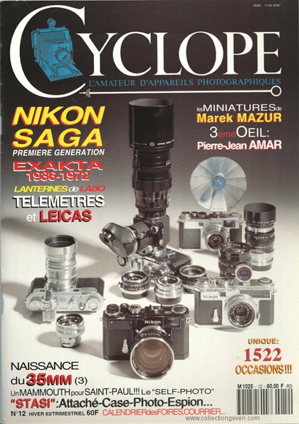 Cyclope n° 12, 12.1992(REV-CY0012)