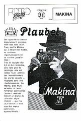 Fotofiche, N° 31Plaubel Makina