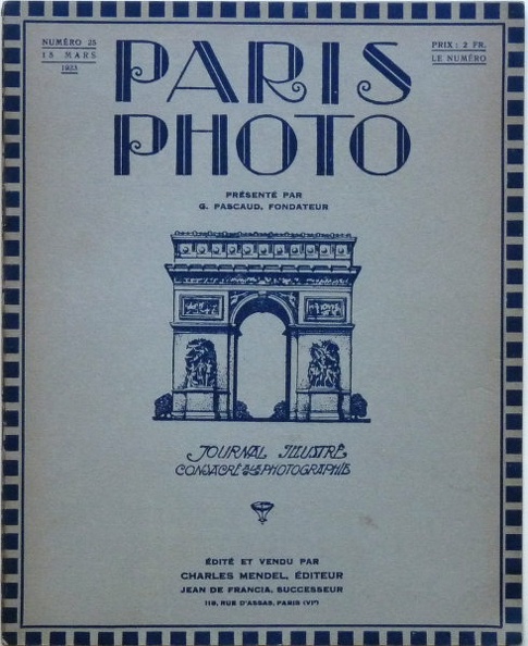 Paris-Photo, N° 25, 3.1923