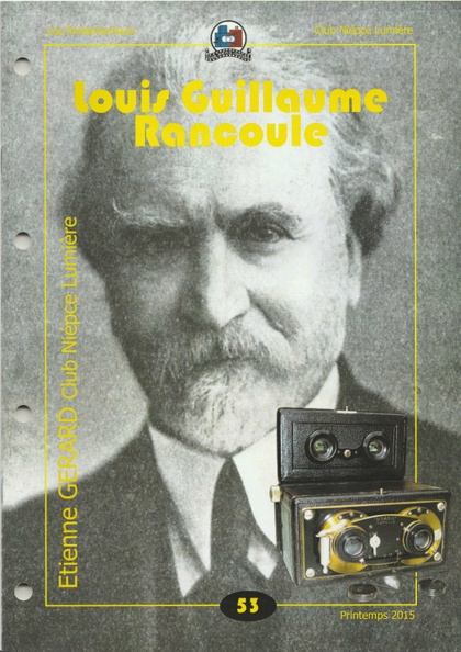 Louis Guillaume Rancoule (É. Gérard)
- Louis Rancoule: biographie
- Les appareils: Quo-Vadis, Stado-jumelle, Stadette, Orama
- Auguste Cadot
Pages: 28
REV-MF0053.jpg