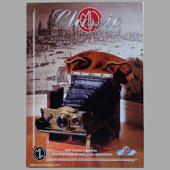 Éditeur : MW Classic CamerasISSN : -
Date : 2002Numéro : 4
Pays : Royaume-UniLangue : anglais
Format : 210 x 297 mmPoids : 147 g
Pages : 32
ISSN : -
Table des matières : Angenieux lenses.
Newman & Guardia : Special Sybil.
Rare Retinas : 122, 141 avec Tessar, 117 proto, faux Retina 2B.
Liste de matériel photo de collection, tarifs.
Publicités : -
Commentaires : -
Liens web : -
N° inventaire : REV-MW0004
REV-MW0004.jpg
