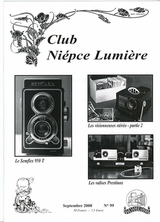 Club Niépce Lumière, n° 99, 9.2000