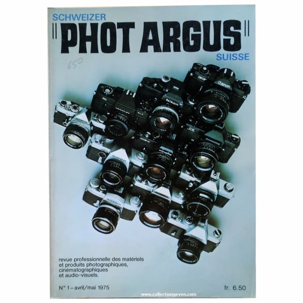 Phot'Argus Suisse, n° 1, 4.1975(REV-PAS001)