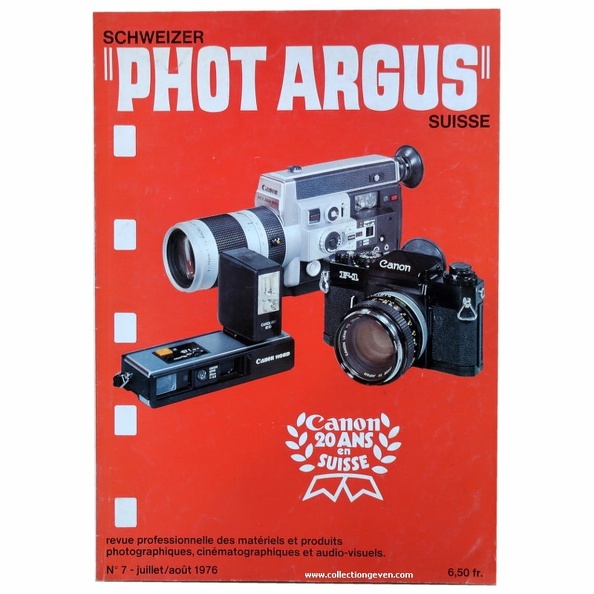 Phot'Argus Suisse, n° 7, 7.1976(REV-PAS007)