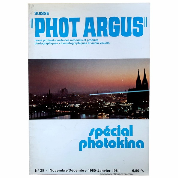 Phot'Argus Suisse, n° 25, 11.1980(REV-PAS025)