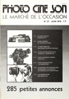 Le Marché de l'occasion Photo-Ciné-Son N° 27