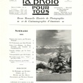 La Photo pour Tous, N° 157, 1.1937