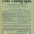 Le Petit Photographe, 5.1903