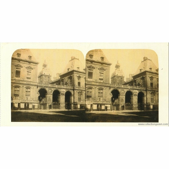 Lyon : Hôtel de Ville - ~ 1860(VUD0019)