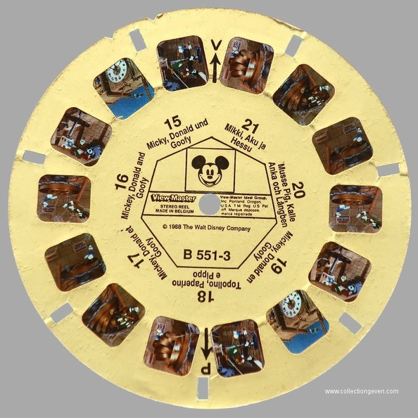 Mickey, Donald et Goofy (Dingo) 3/3(B 551-3)(VUE0028)